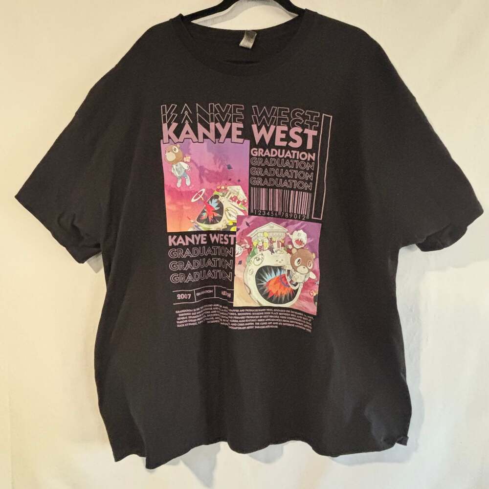 Kanye West Album Graphic Tshirt, Vintage Reaper Kanye West Tour Shirt, Kanye Wes